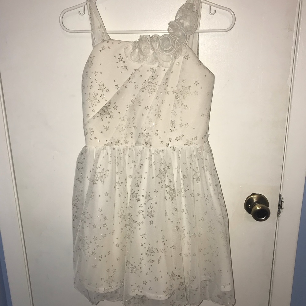 Cute White Sparkly Dress